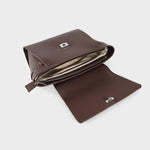 AIDA Handbag - DARK BROWN