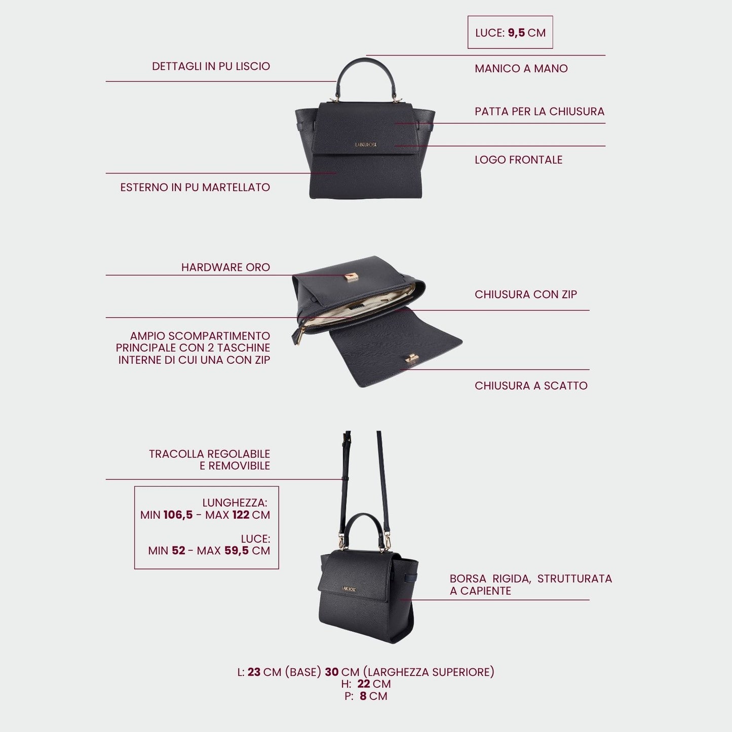 AIDA Handbag - BLUE