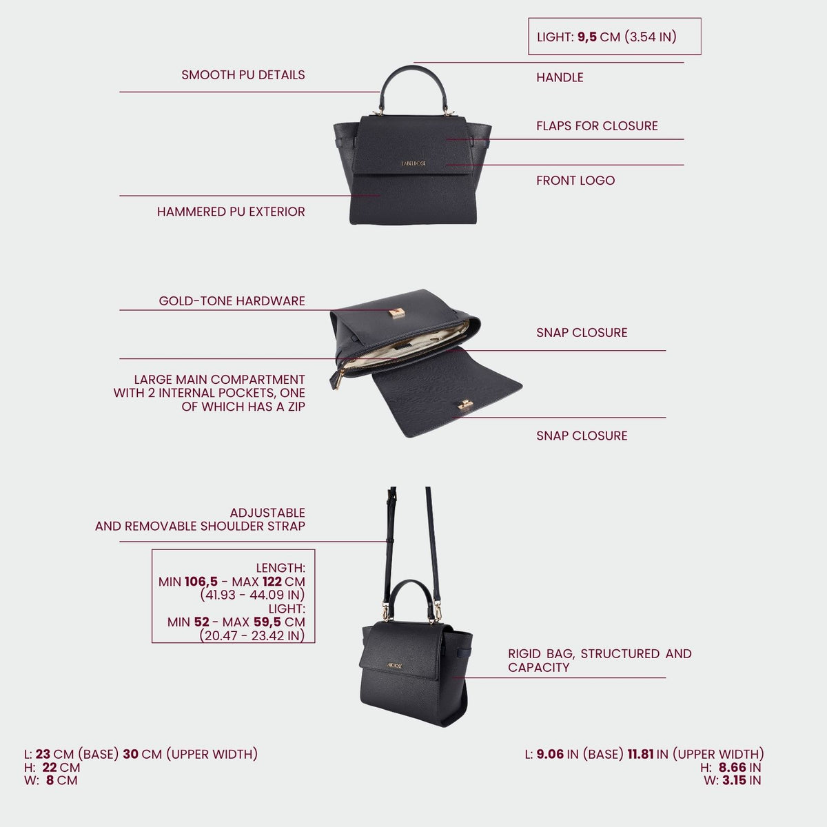 AIDA Handbag - BLUE