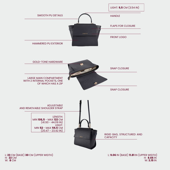 Borsa a mano AIDA - BLUE