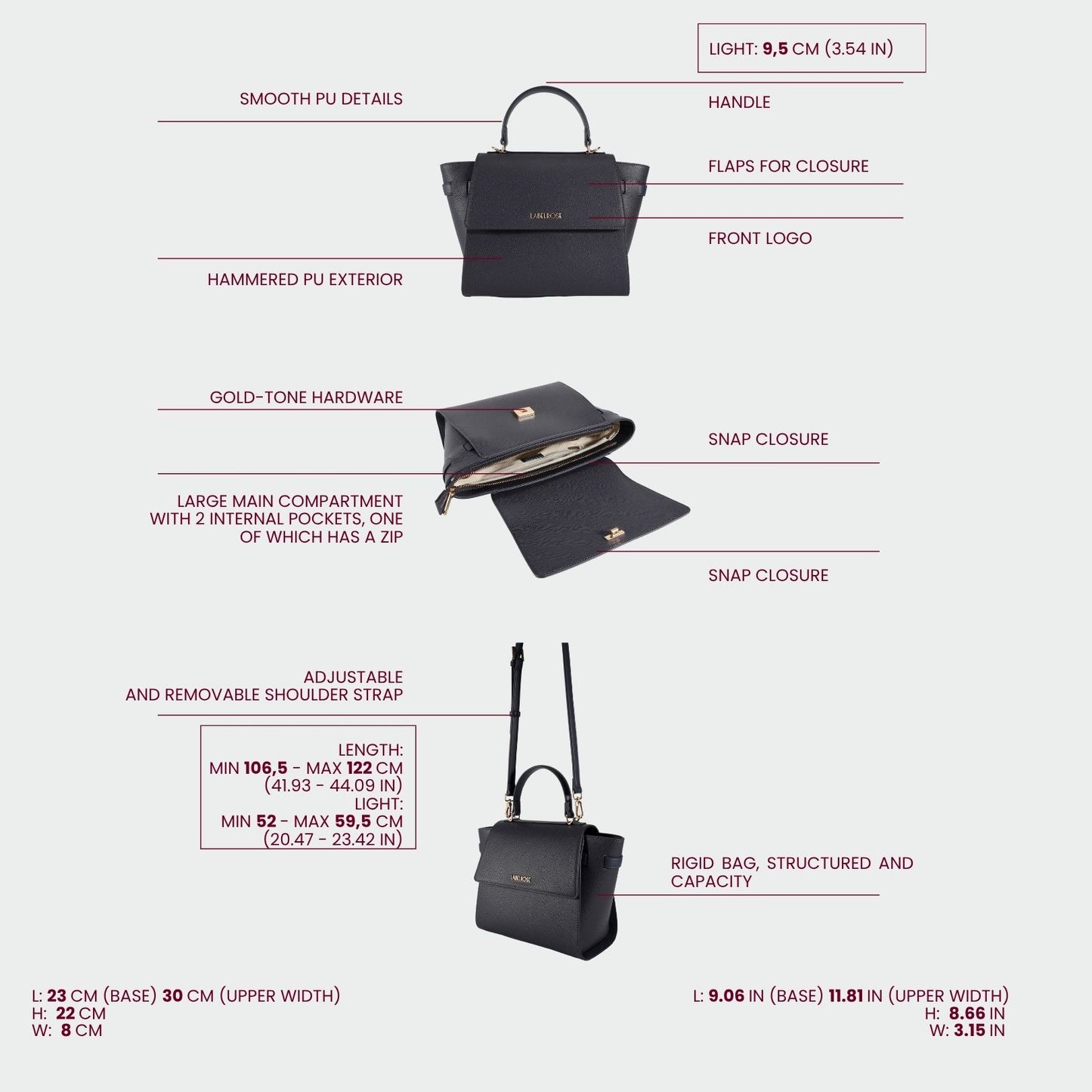 AIDA Handbag - BLUE