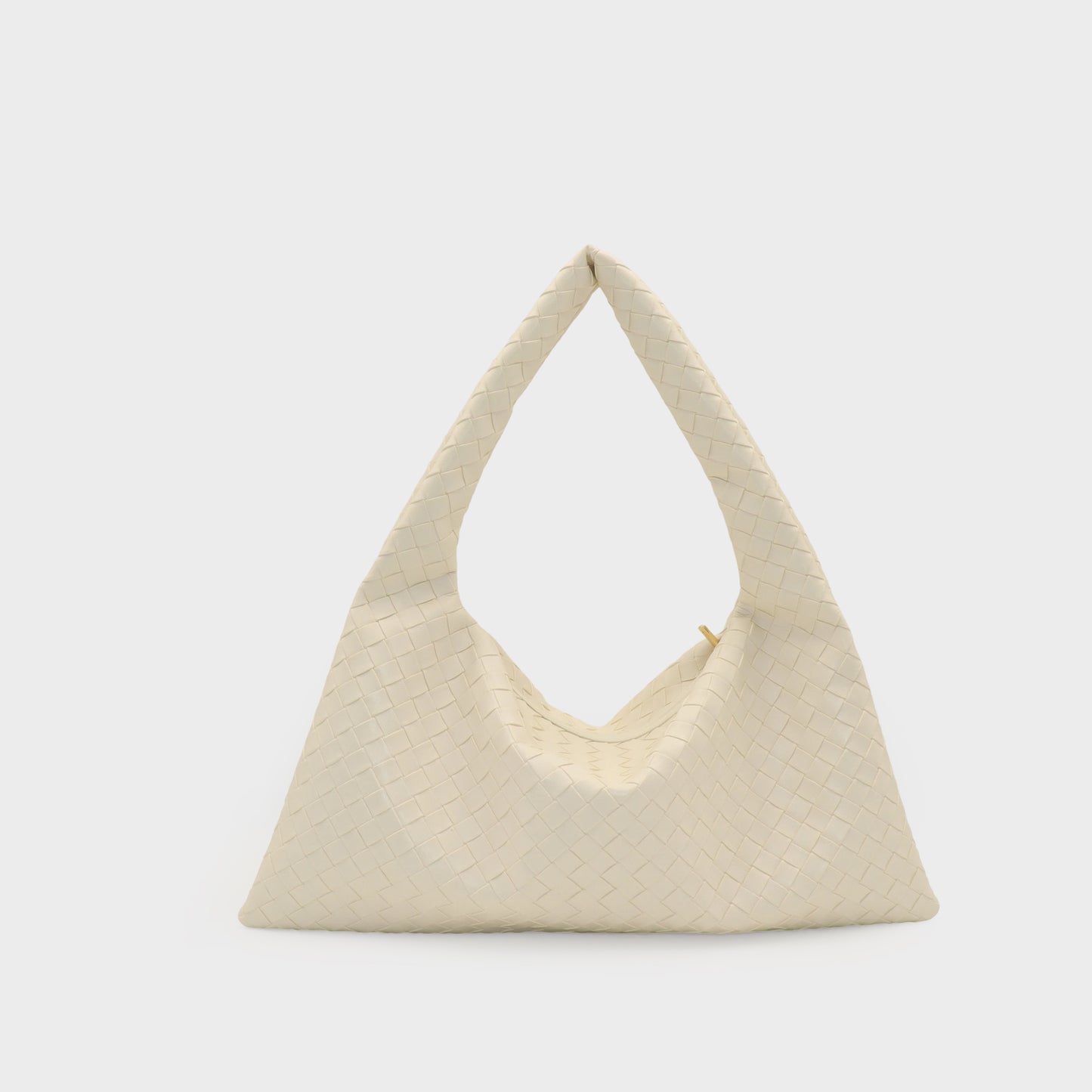 ANYA woven shoulder bag - CREAM