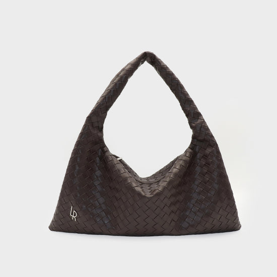 Bolso de hombro trenzado ANYA - FONDANT
