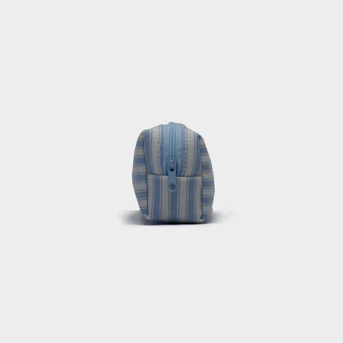 Striped pencil case - LIGHT BLUE