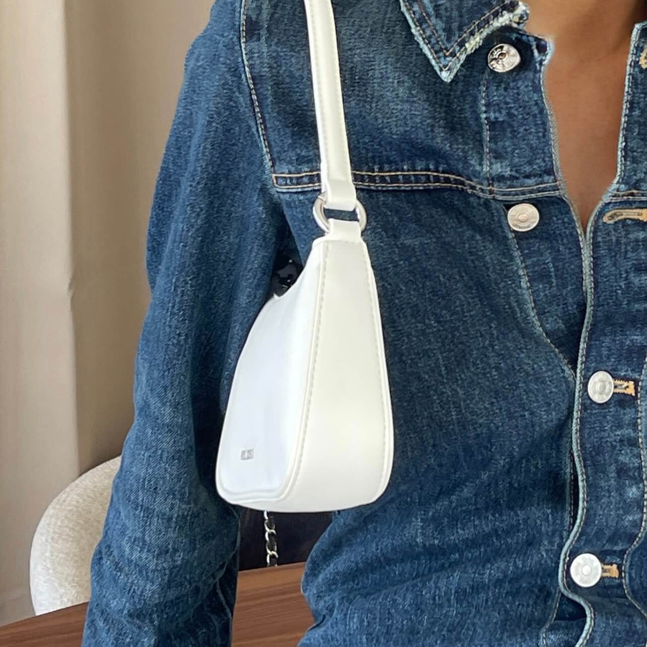 EMMA Mini Shoulder Bag - CREAM