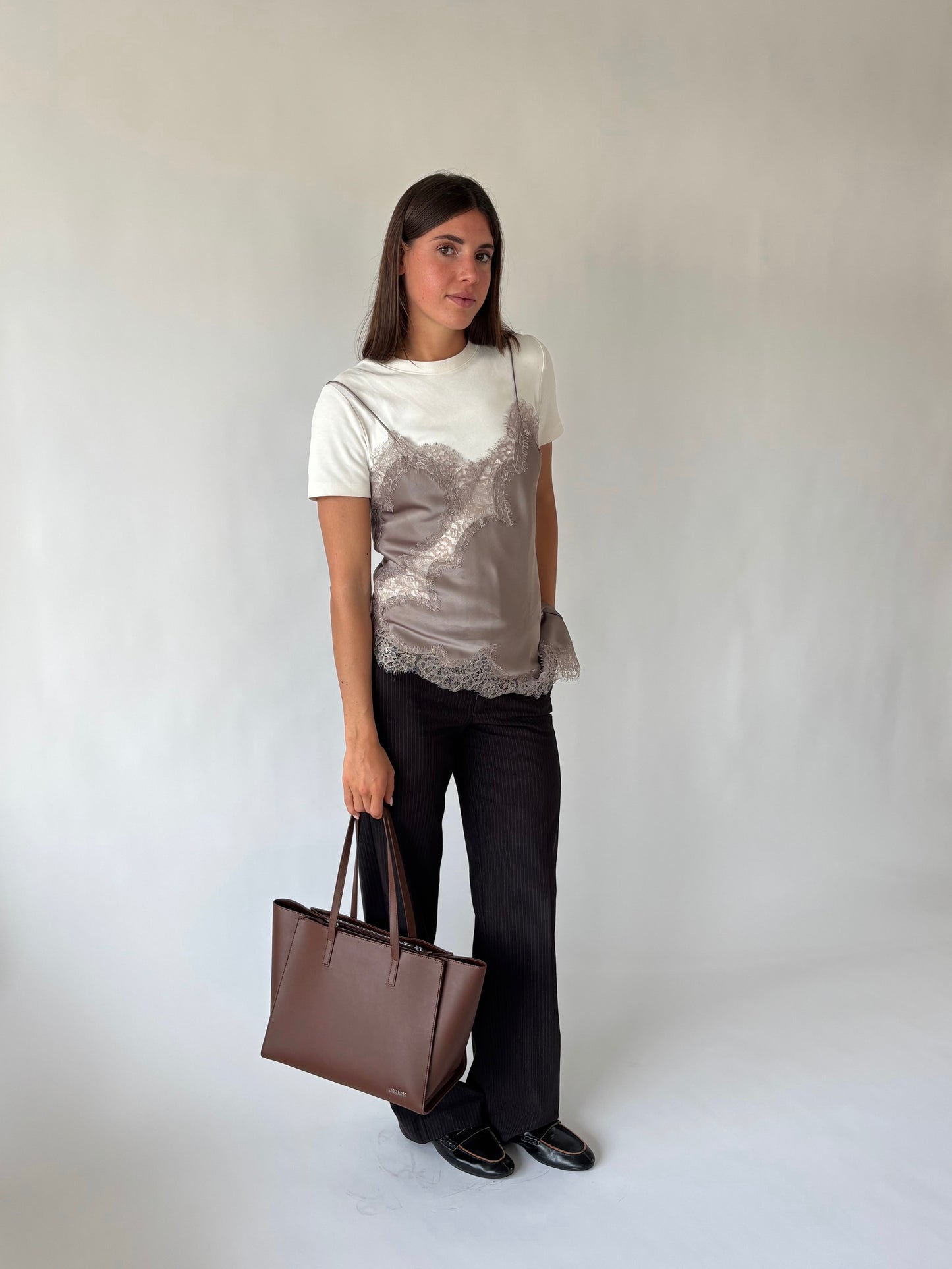 Borsa a spalla MELISSA BIG - ESPRESSO