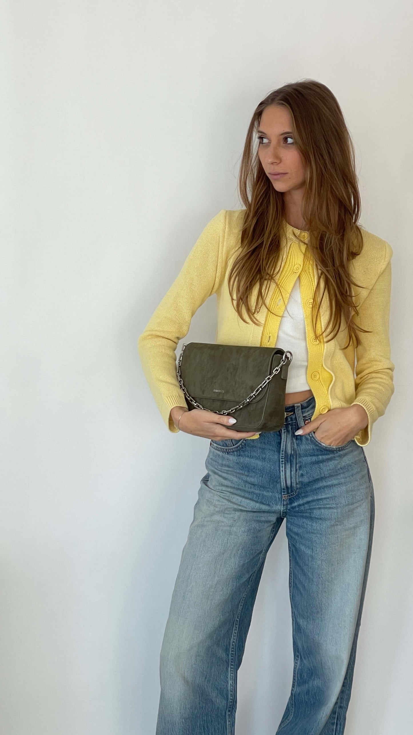 Borsa a spalla MELANY- VERDE