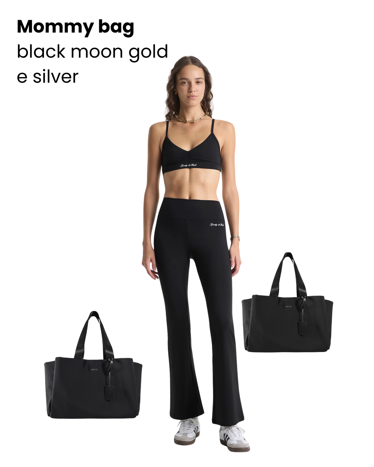 Borsa organizer MOMMY BAG - BLACK MOON GOLD