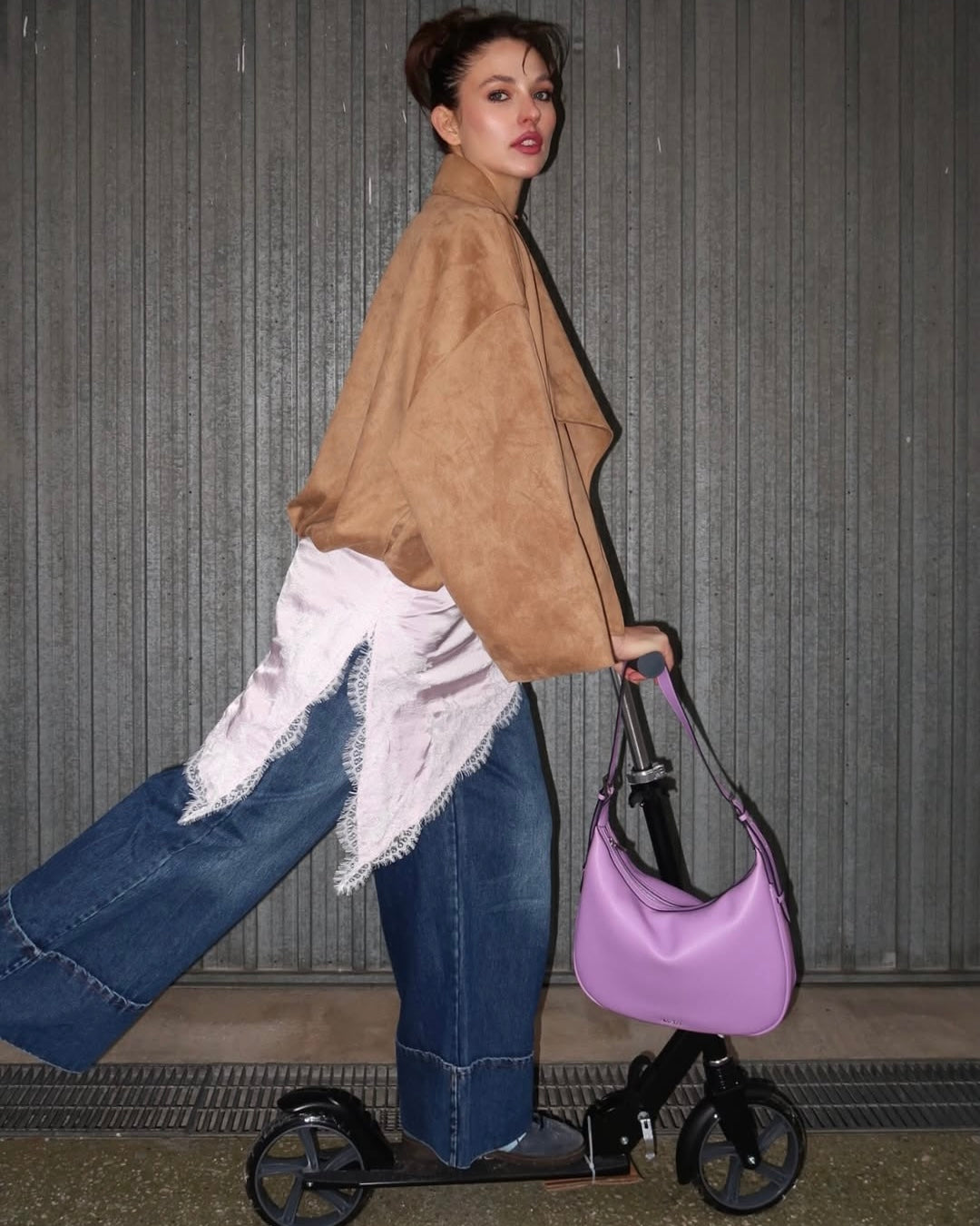 LILLIAN Shoulder Bag - LILAC