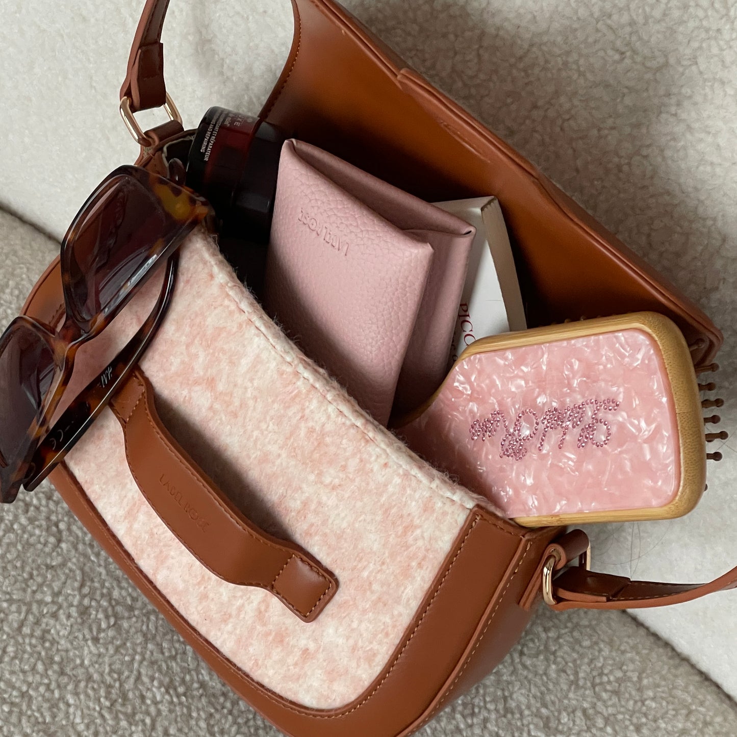 Bolso de hombro EDITH - MELOCOTÓN