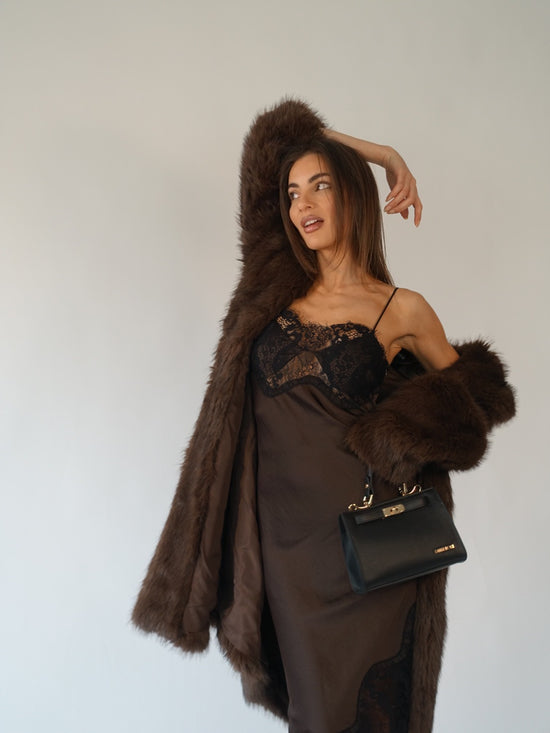 Borsa a mano PARIS MINI- BLACK GOLD