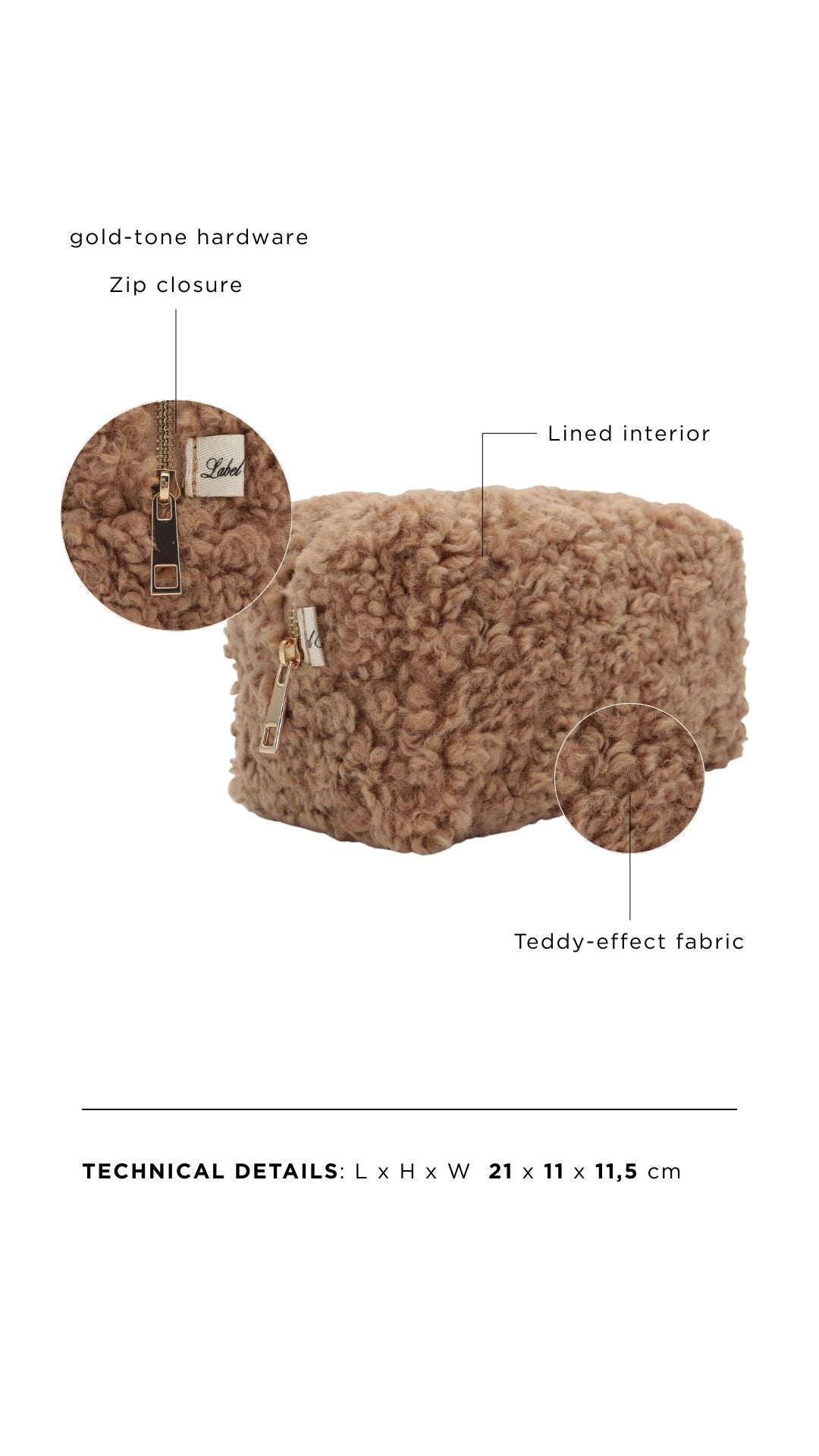 BEAUTY TEDDY - CARAMEL