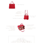 Borsa a mano MARGOT BIG CANVAS LE - MAGENTA