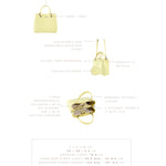 Borsa a mano MARGOT BIG CANVAS LE - LEMON YELLOW