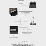 GRACE SUEDE BIG handbag - BLACK
