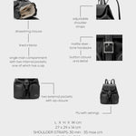 Mochila SUMMER BACKPACK - BLACK SILVER