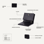 MEGAN FAUX SUEDE MATCHING SET - BLACK GOLD