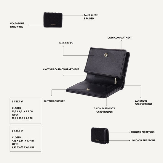 MEGAN SIMILSUEDE MATCHING SET - BLACK GOLD