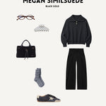 Bolso de mano MEGAN SIMILANTE - NEGRO ORO