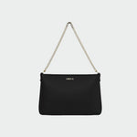 Pochette ANNIE vera pelle - BLACK GOLD