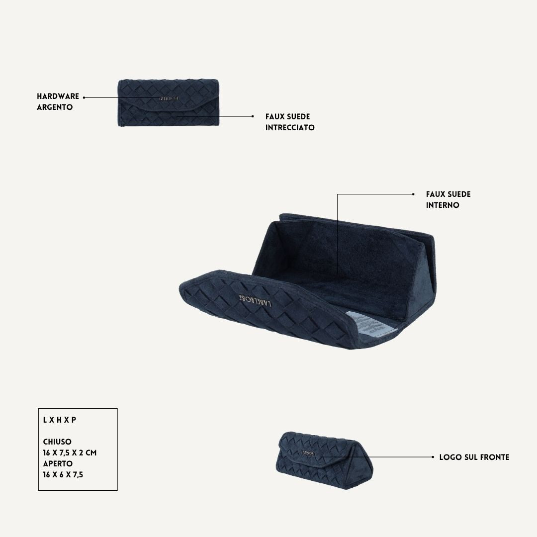 MEGAN SIMILSUEDE MATCHING SET - BLUE