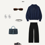 Bolso de mano MEGAN SIMILANTE - AZUL