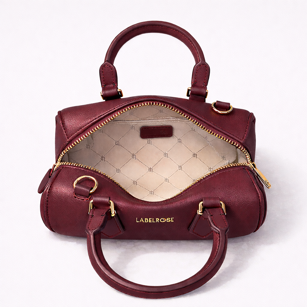Borsa a mano Bauletto EROS - BURGUNDY