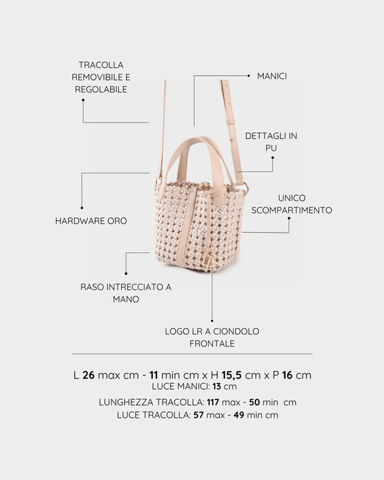 CARMEN Handbag - CHAMPAGNE