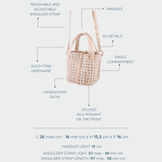 CARMEN Handbag - CHAMPAGNE