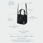 CARMEN Handbag - BLACK