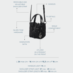 CARMEN Handbag - BLACK