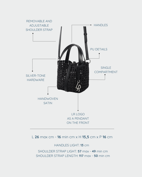 CARMEN Handbag - BLACK