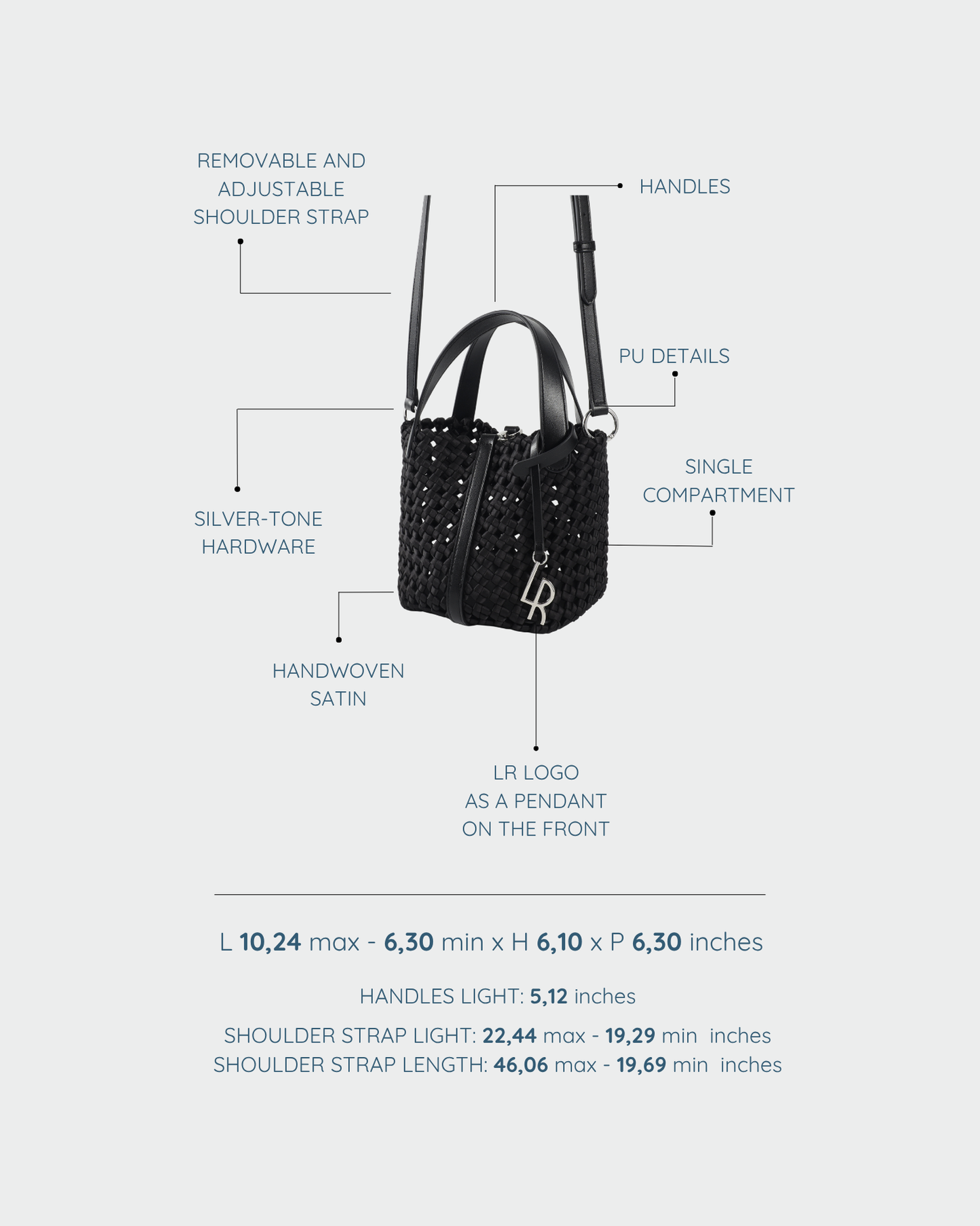 CARMEN Handbag - BLACK