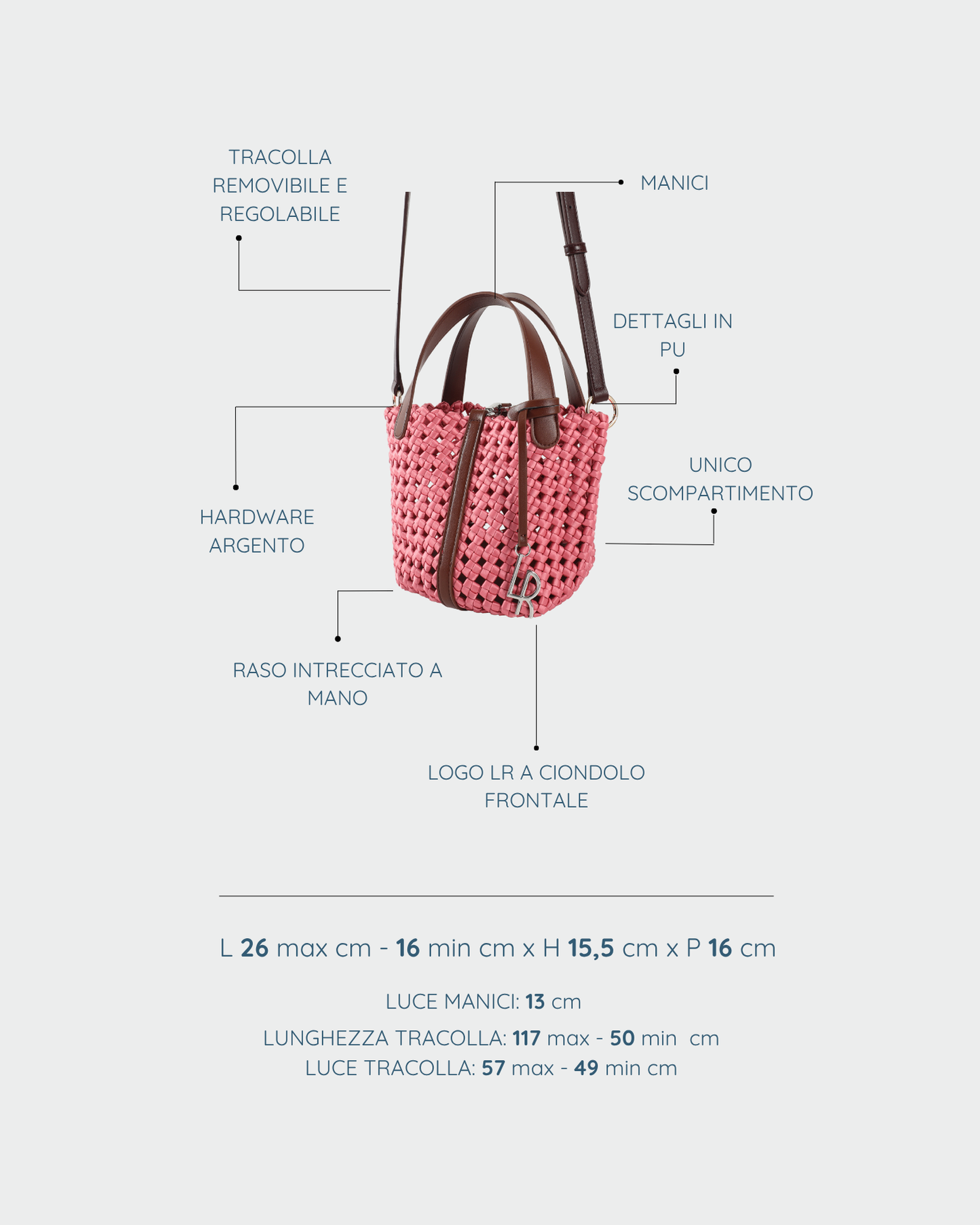Bolso CARMEN - ROSA PALO