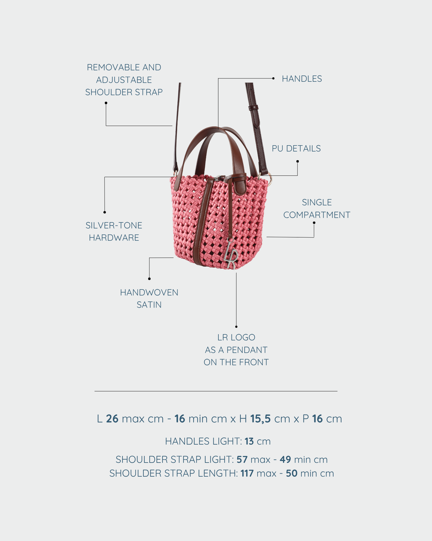 Bolso CARMEN - ROSA PALO