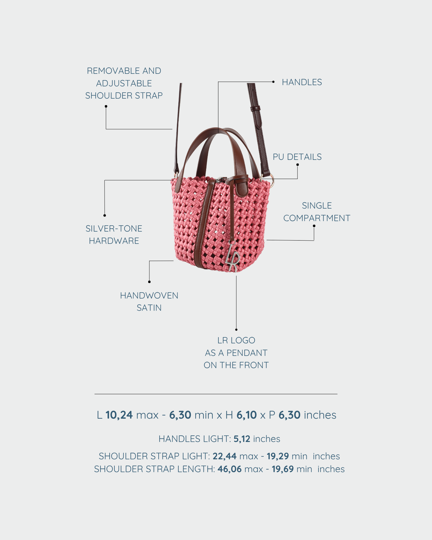 Bolso CARMEN - ROSA PALO