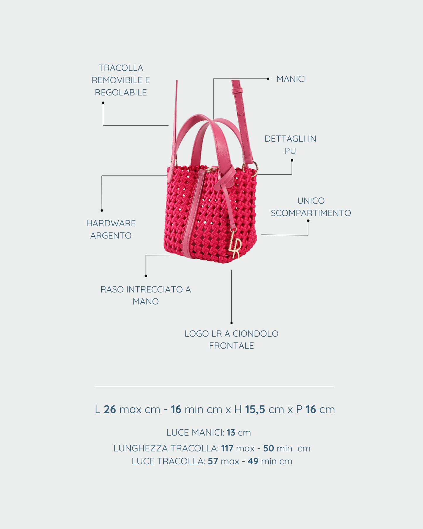 CARMEN Handbag - PINK BARBIE