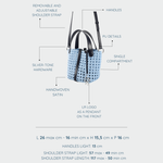 CARMEN Handbag - BABY BLUE