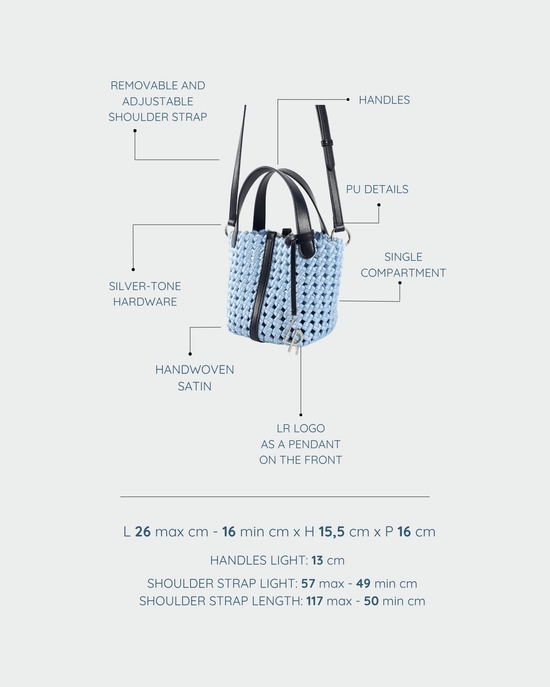 Bolso CARMEN - AZUL CLARO