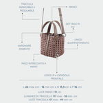 CARMEN Handbag - TAUPE