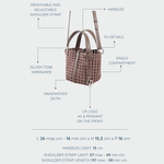 CARMEN Handbag - TAUPE