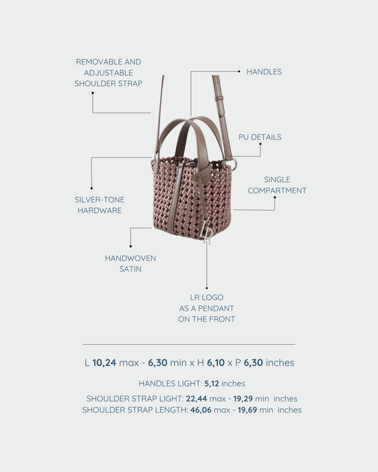 CARMEN Handbag - TAUPE