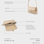 GWYNETH Shoulder bag - BEIGE