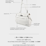 QUINN Shoulder Bag - WHITE