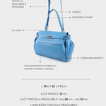 QUINN-LIGHT BLUE shoulder bag
