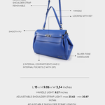 QUINN Shoulder Bag - ELECTRIC BLUE