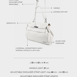 QUINN Shoulder Bag - WHITE