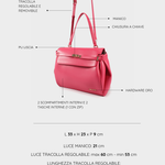 Bandolera QUINN- FUCSIA