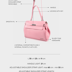 QUINN shoulder bag - PINK