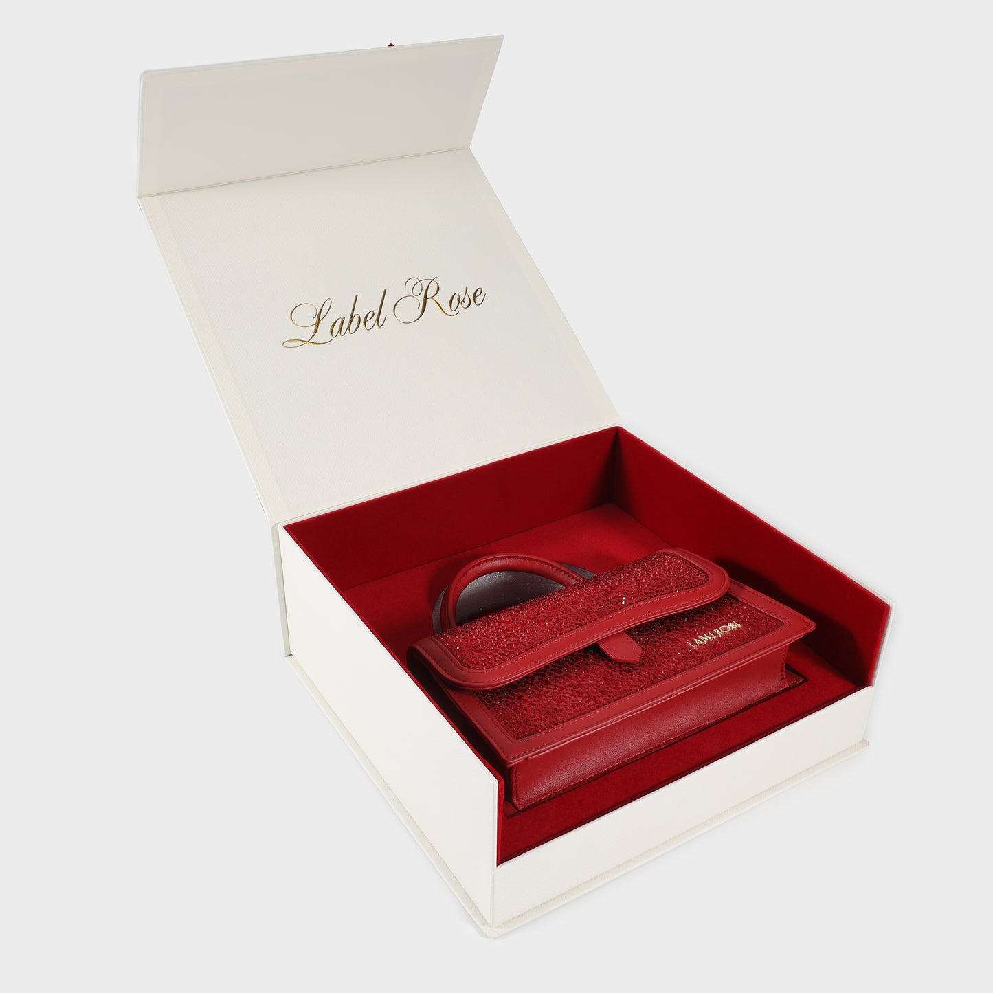 Borsa a mano PAIGE STRASS IN LOVE - GOLD